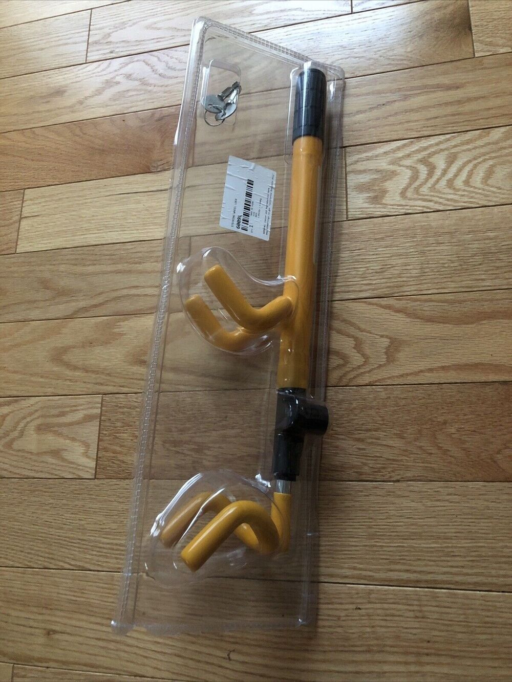 Steering Wheel Lock Bar 6009L Brand New Yellow with‎ Keys